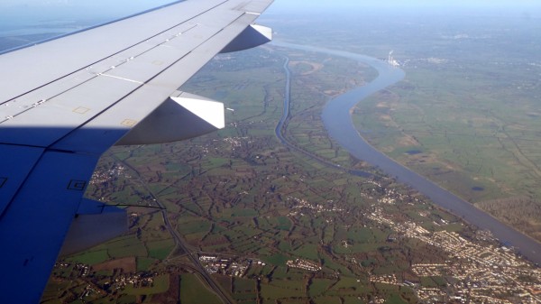 Above the Loire near Nantes