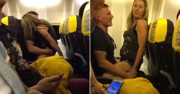 No Words Drunk Couple Joins Mile High Club On Ryanair