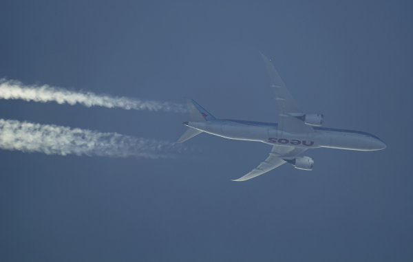 NEOS BOEING 787 EI-NEW ROUTING MILAN MXP--HAVANA HAV AS NOS130  34,000FT.