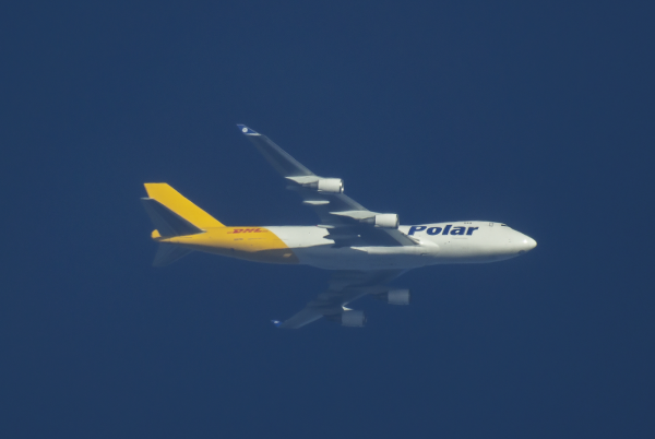 POLAR AIR CARGO/DHL BOEING 747 N487MC ROUTING DOV DOVER--HHN FRANKFURT AS GTI8036    37,000FT.