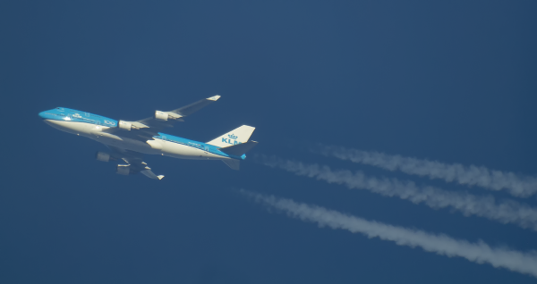 KLM BOEING BOEING 747 PH-BFN ROUTING AMSTERDAN--PARAMARIBO AS KL713,,34,000FT.