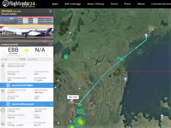 SN EBB BRU diverted to KGL.png