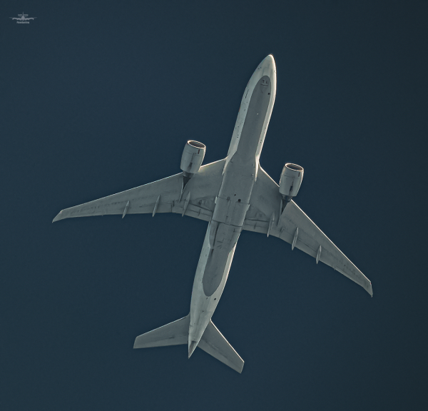 AeroLogic<br />Boeing 777-FZN<br />D-AALG<br />LEJ-SIN<br />FL310<br />2020.06.26.<br />Balmazujvaros, Hungary