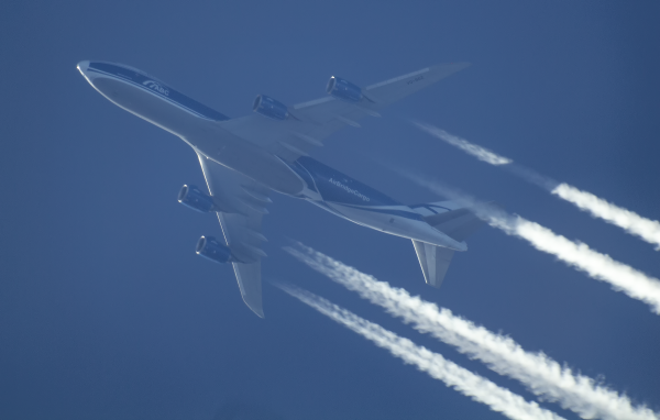 AIR BRIDGE CARGO BOEING 747-8  VQ-BGZ ROUTING EAST  CINCINNATI---BRUSSELS  AS ABW9506   SUN.