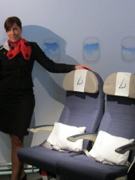 New economy class seats