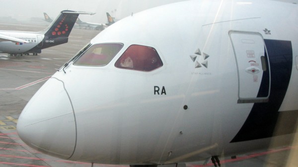 Cockpit getting ready for departure