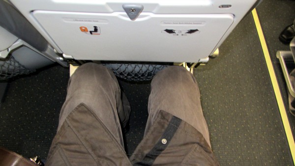 Leg room is OK