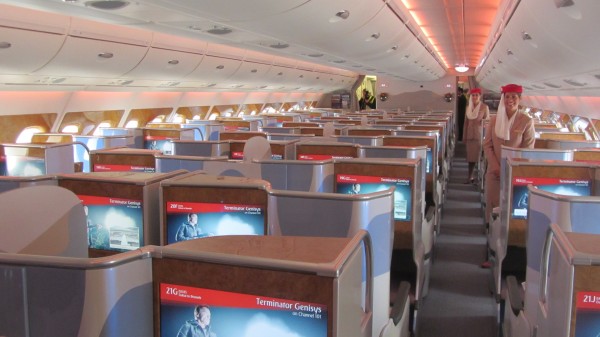 Business class cabin