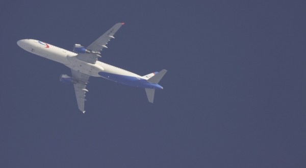 Ural Airlines A321 (VQ-BCX) flying at 32000 ft from PMI to DME