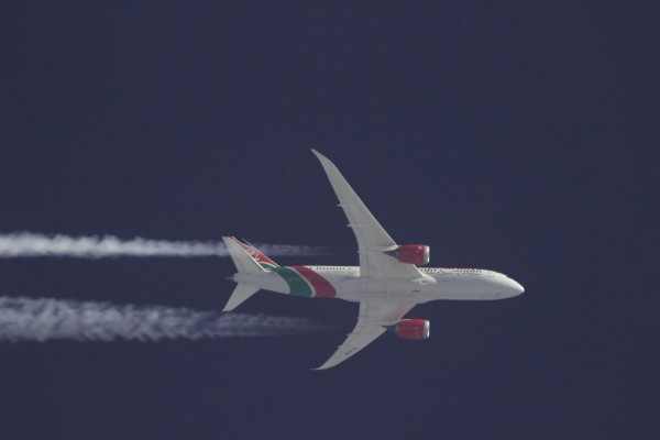 Kenya Airways 787 (5Y-KZD) from CDG to NBO