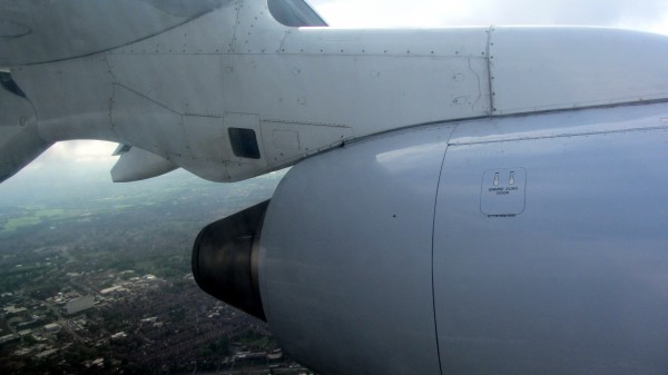Descent towards Manchester