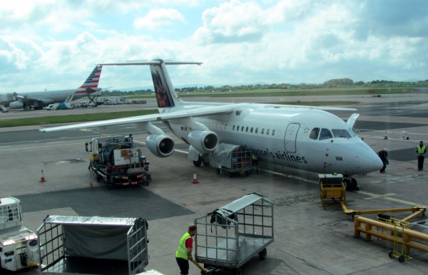 In parking position at Manchester
