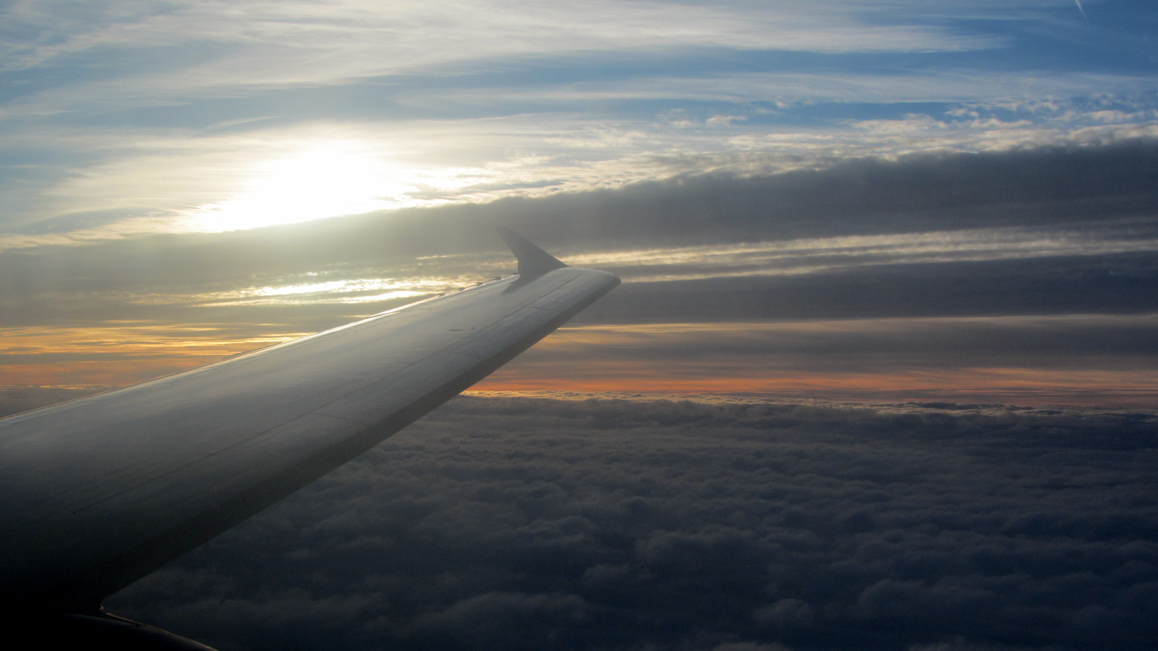 Sunset over Belgium