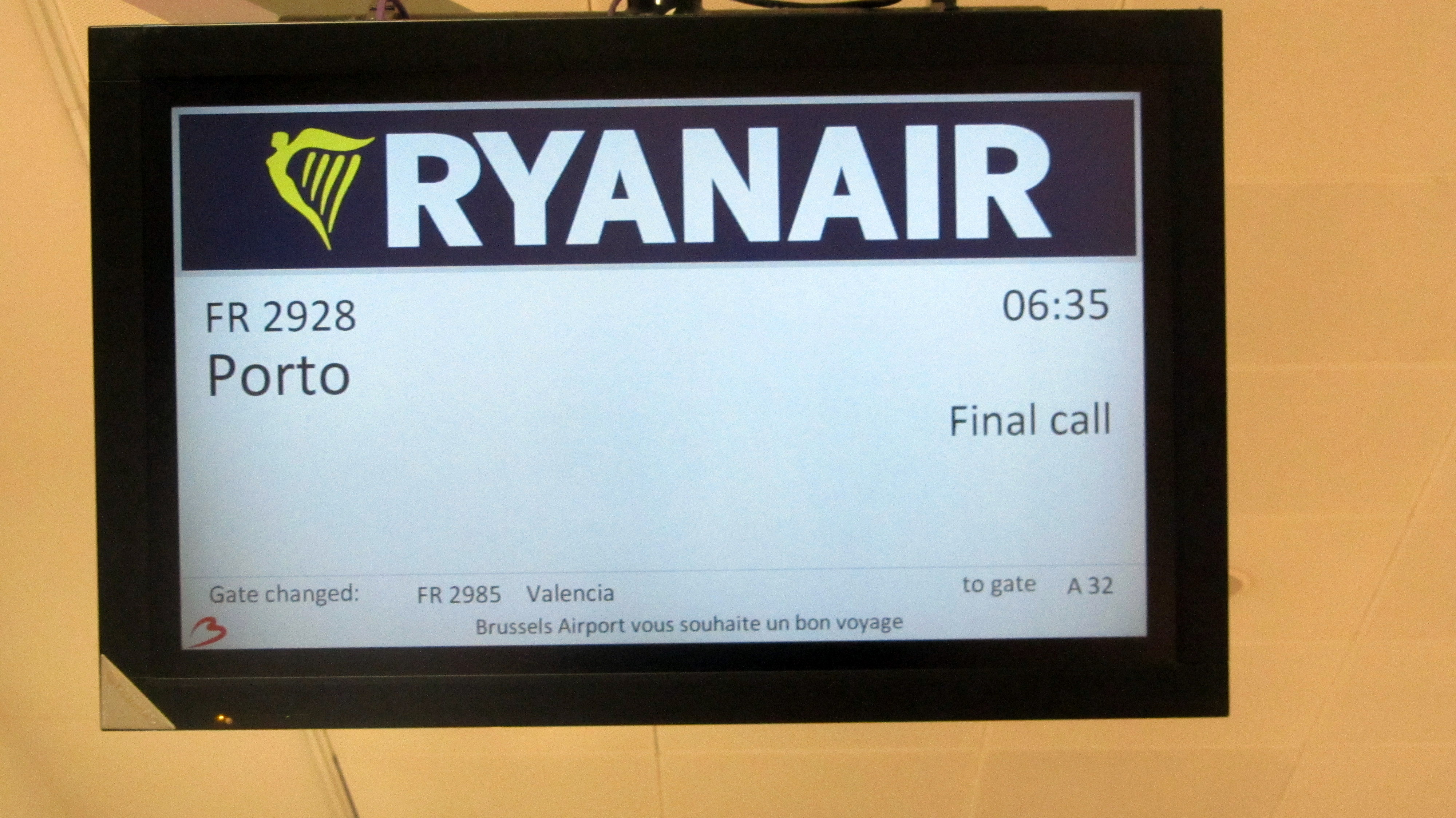 Final call at Gate A33