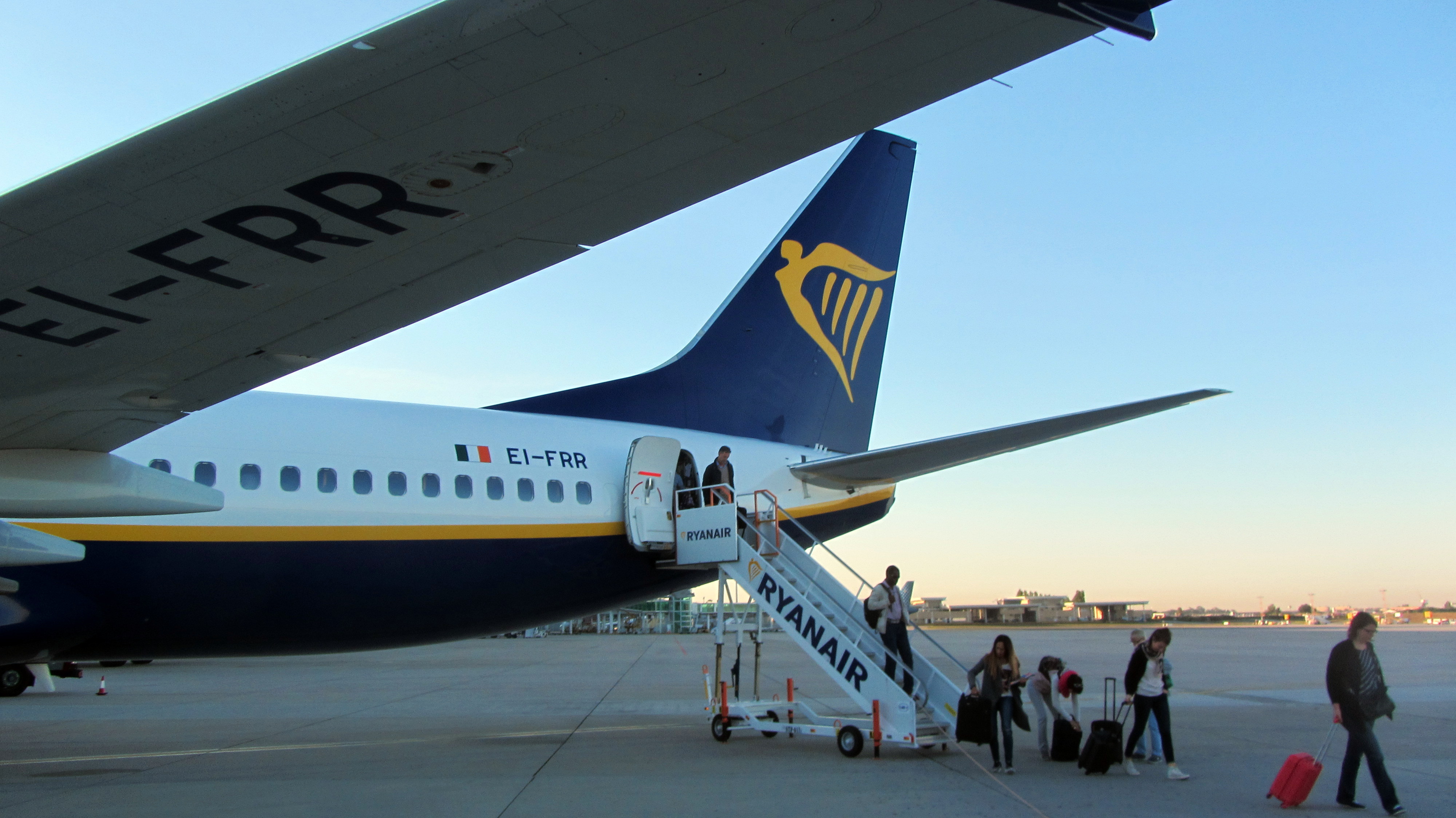 Disembarking at Porto