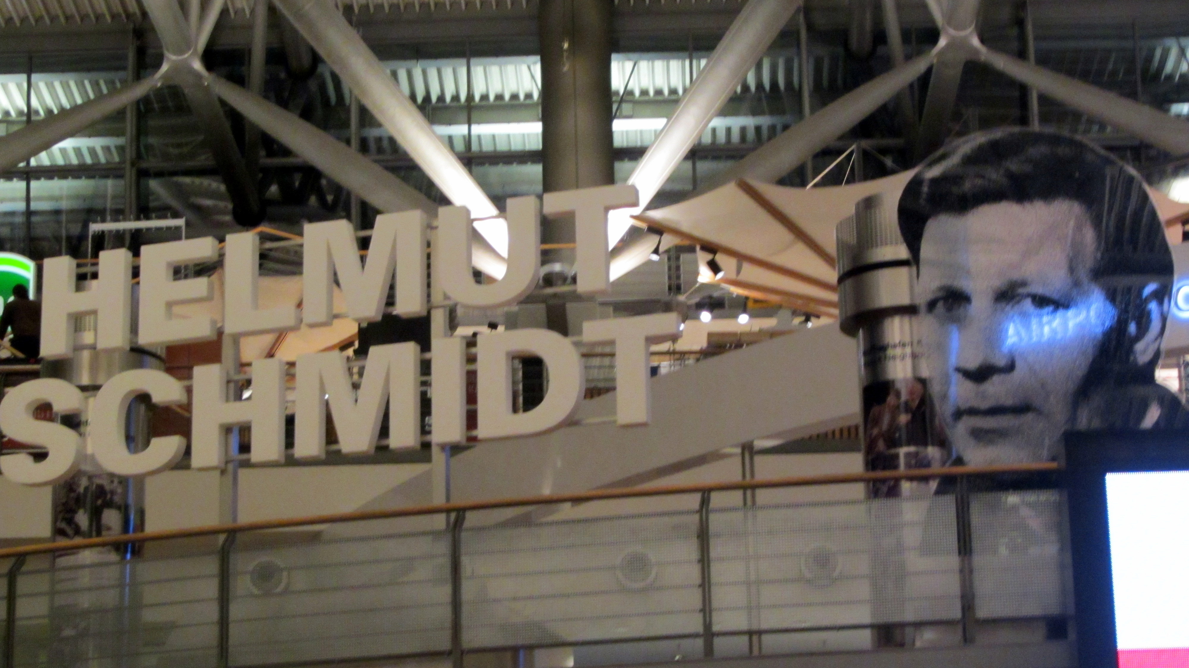 Hamburg Airport has been renamed to former Chancellor Helmut Schmidt, and it shows