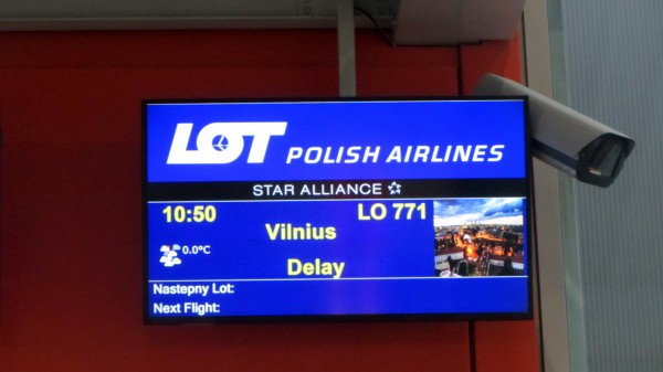 Bad luck: the connecting flight has an undetermined delay