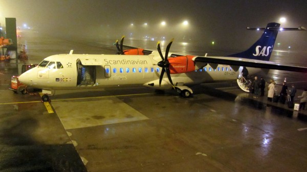 The plane is an ATR72-600 registered OH-JZH, operated by JetTime