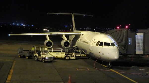 SAS rebooked me on the Brussels Airlines flight 90 minutes later, SN2264 operated by Avro RJ100 OO-DWL