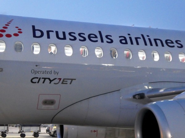 Full SN livery with clear indication &quot;Operated by CityJet&quot;