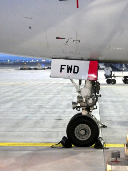 Nose gear with registration