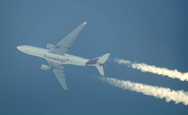 EUROWINGS AIRBUS A330 HEADINF EAST.