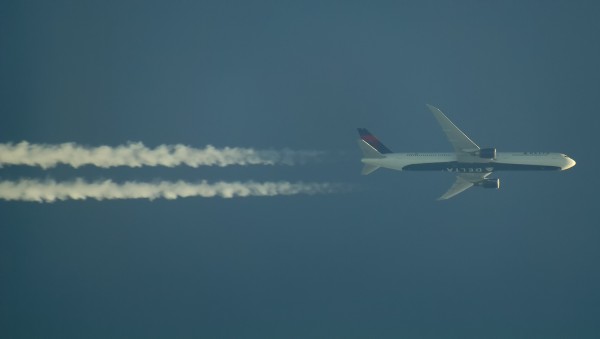 DELTA AIRLINES BOEING 767 N829MH GOING EAST AS DL116-ATL-STR--35,000FT.