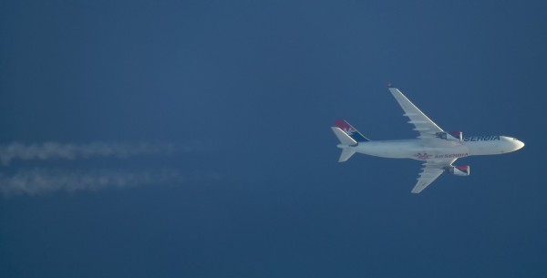 AIR SERBIA AIRBUS A330 YU-ARA ROUTING JFK--BEG AS ASL501--39,000FT.