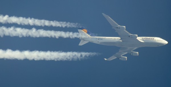 LUFTHANSA BOEING 747 D-ABVU ROUTING MCO-FRA AS LH465--39,000FT.
