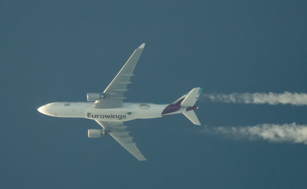 EUROWINGS AIRBUS A330 D-AXGA ROUTING EAST AS EWG231  VARADERO-MUNICH  39,000FT.