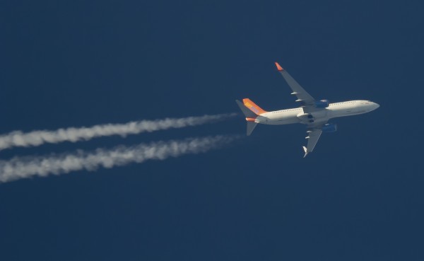 SUNWINGS AIRLINES BOEING 737 C-GNCH ROUTING SOUTHWEST AS BY1738 DUBLIN-HERAKLION  37,000FT.