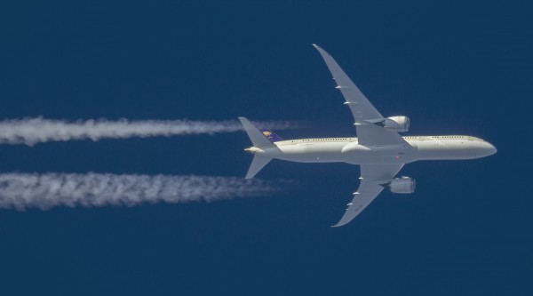 SAUDIA BOEING 787-9 DREAMLINER HZ-ARE ROUTING SOUTHEAST AS SV124  MANCHESTER-JEDDAH  38,000FT.