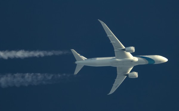 EI AL ISRAEL AIRLINES BOEING 787-9 4X-EDA ROUTING JFK NEW YORK-TLV TEL AVIV AS LY14  37,000FT.