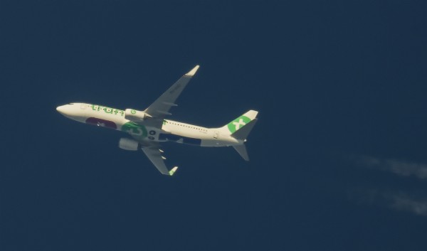 TRANSAVIA BOEING 737-8 PH-HXC ROUTING SOUTHWEST AS HV6607  EINDHOVEN-FARO  34,000FT.