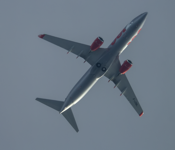 JET2 BOEING 737 G-JZBL ROUTING GRENOBLE-BIRMINGHAM AS EXS1232  28,000FT.
