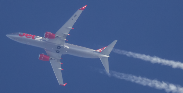 JET2 BOEING 737-8MG G-JZHS ROUTING TURIN--BHX AS LS1298 30,000FT.
