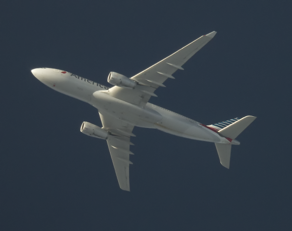 AMERICAN AIRLINES AIRBUS A330 N287AY ROUTING PHILADELPHIA-PRAGUE AS AA52   39,000.