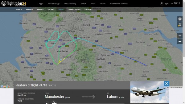 Pakistan International Airlines Boeing 777 Manchester Lahore - flightradar24.jpg