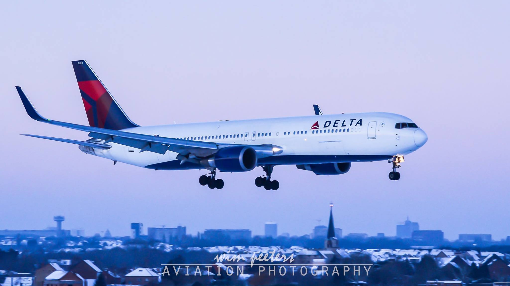 Arrested Delta Air Lines pilot will appear in Edinburgh Sheriff court today Delta Air Lines Boeing 767 - copyright Wim Peeters