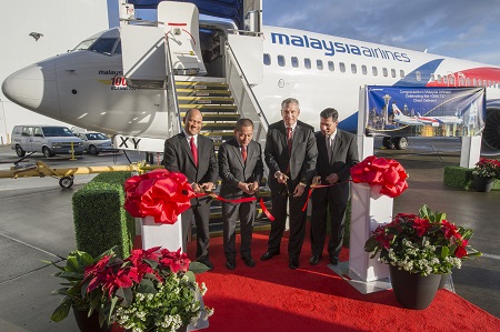 Boeing, Malaysia Airlines celebrate 100th 737 delivery