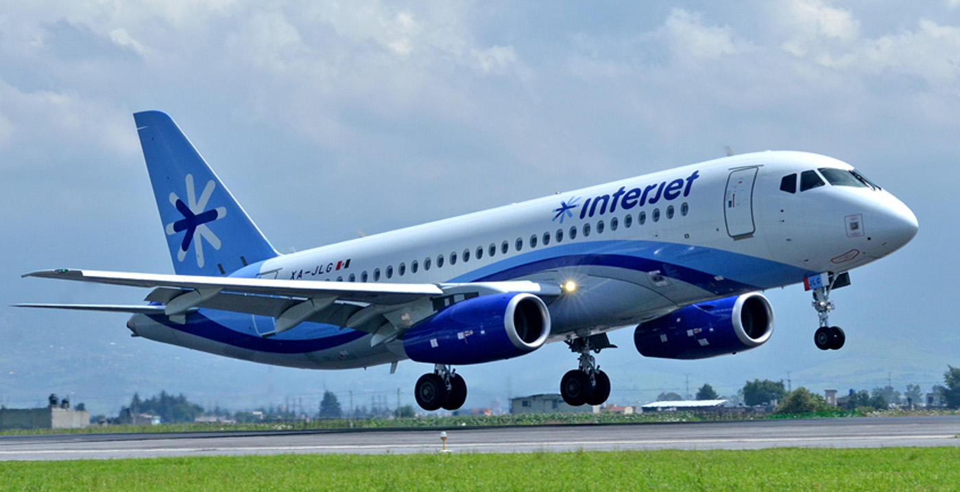 Interjet takes options for up to 10 more Sukhoi Superjet SSJ100s