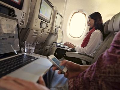 Wi-Fi onboard Emirates