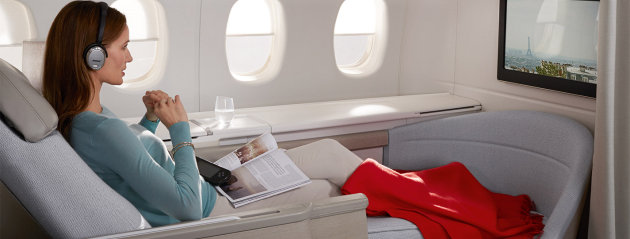 Inaugural flight of Air France’s new La Première designer suites