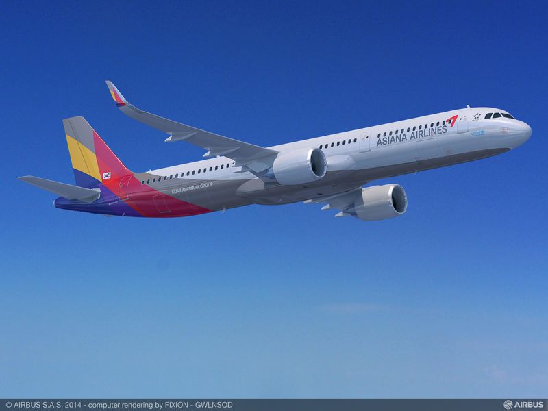 Asiana Airlines to order 25 Airbus A321neo aircraft