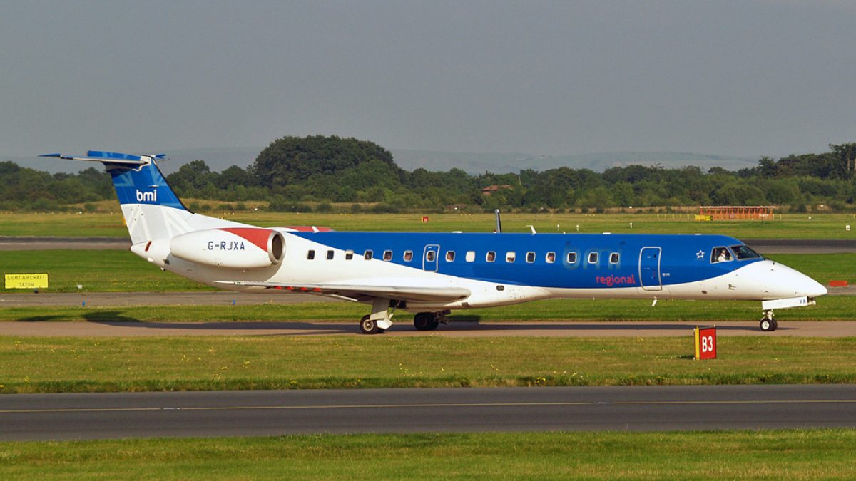 A Bmi Regional Embraer 145 Skidded From The Runway At Bristol