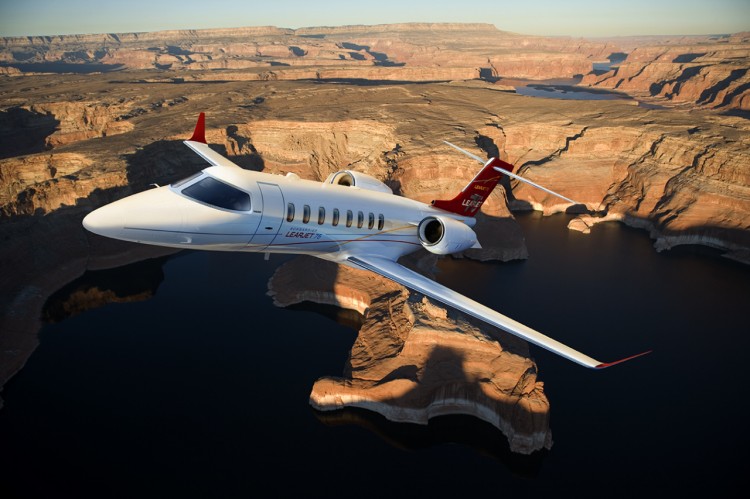 Bombardier delivers first Learjet 75 aircraft to be operated out of Poland
