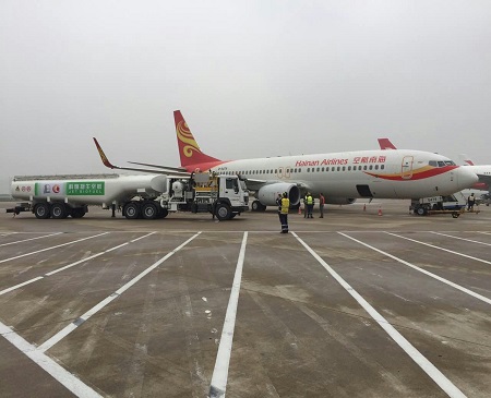 Boeing, Hainan Airlines, Sinopec celebrate China’s first commercial flight with sustainable aviation biofuel
