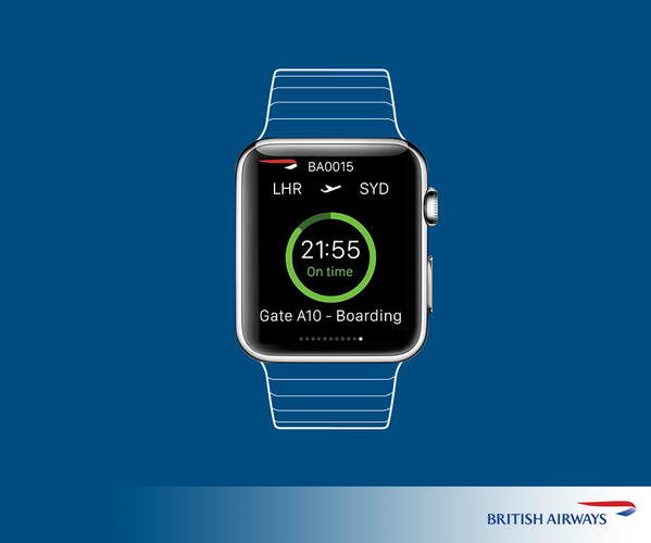 British Airways on your Apple Watch