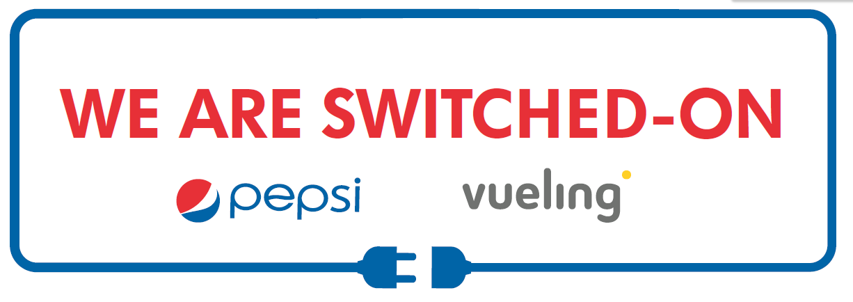 Vueling and Pepsi present the first aircraft with power sockets on board