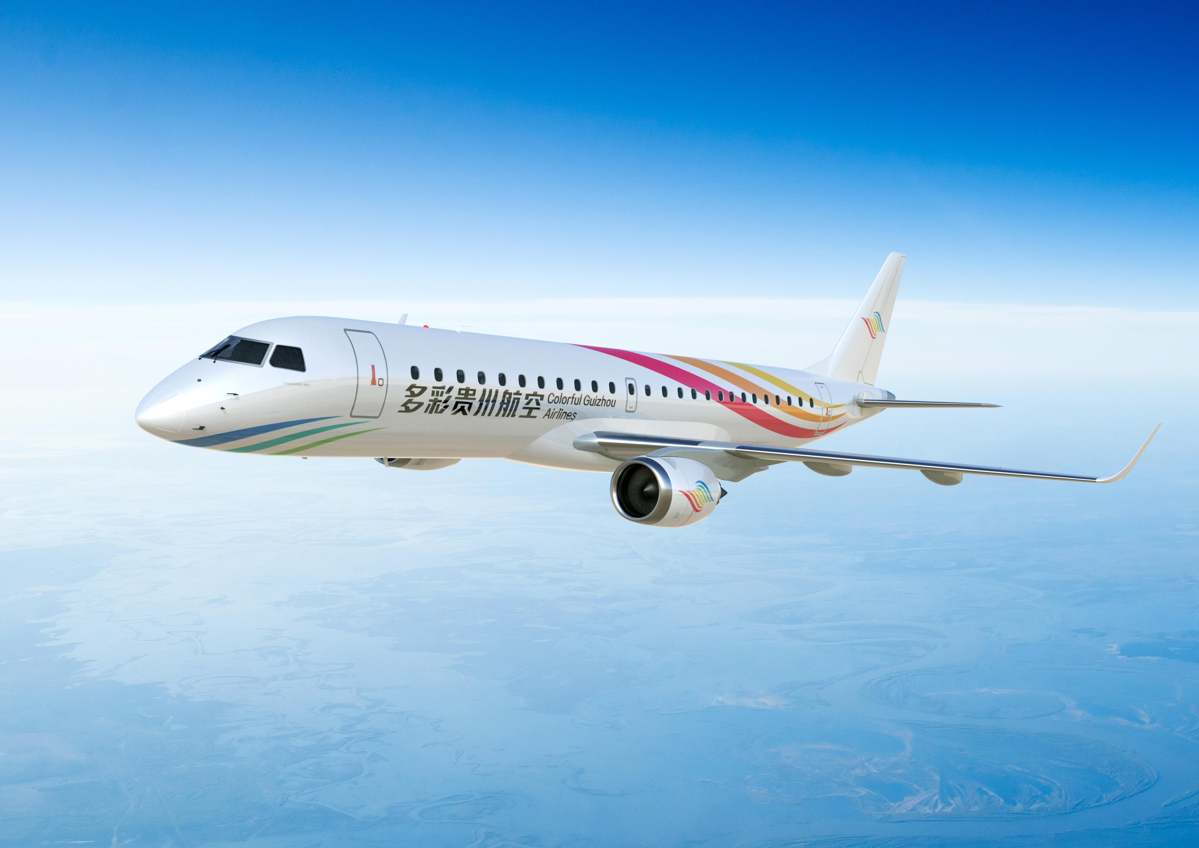Embraer Inks Agreement with China’s Colorful Guizhou Airlines for up to 17 E190s